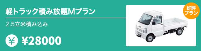 軽トラック積み放題Mプラン