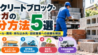 コンクリート・レンガの処分方法