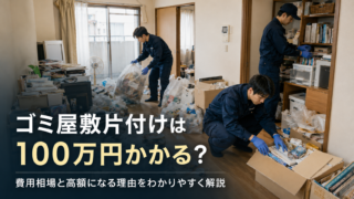 ゴミ屋敷片付け100万円