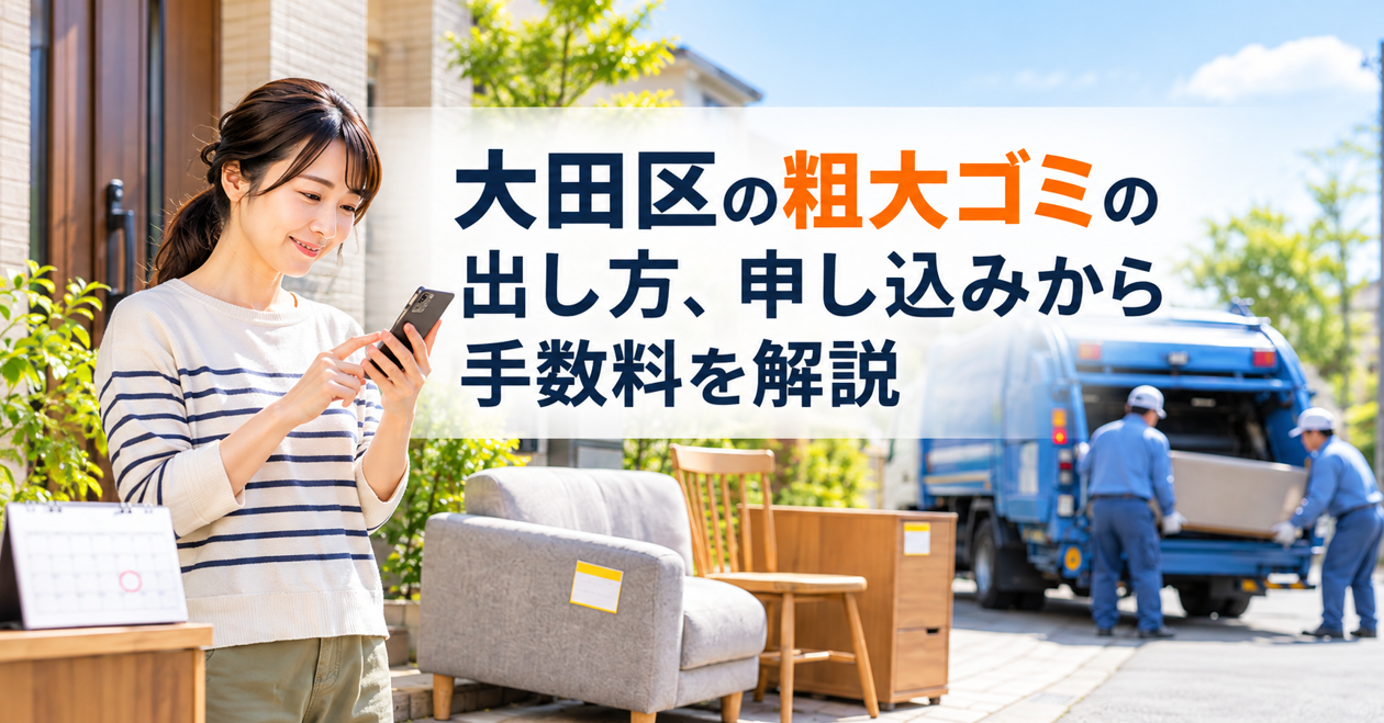 大田区の粗大ごみ収集の解説
