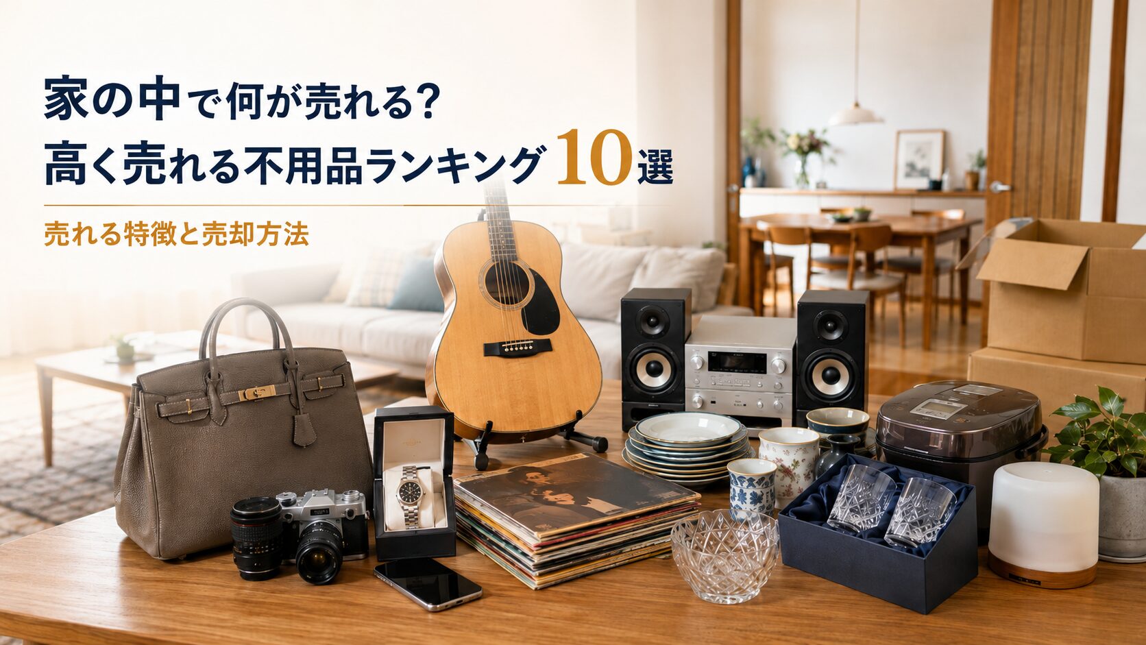 家の中で売れる？高く売れる不用品ランキング