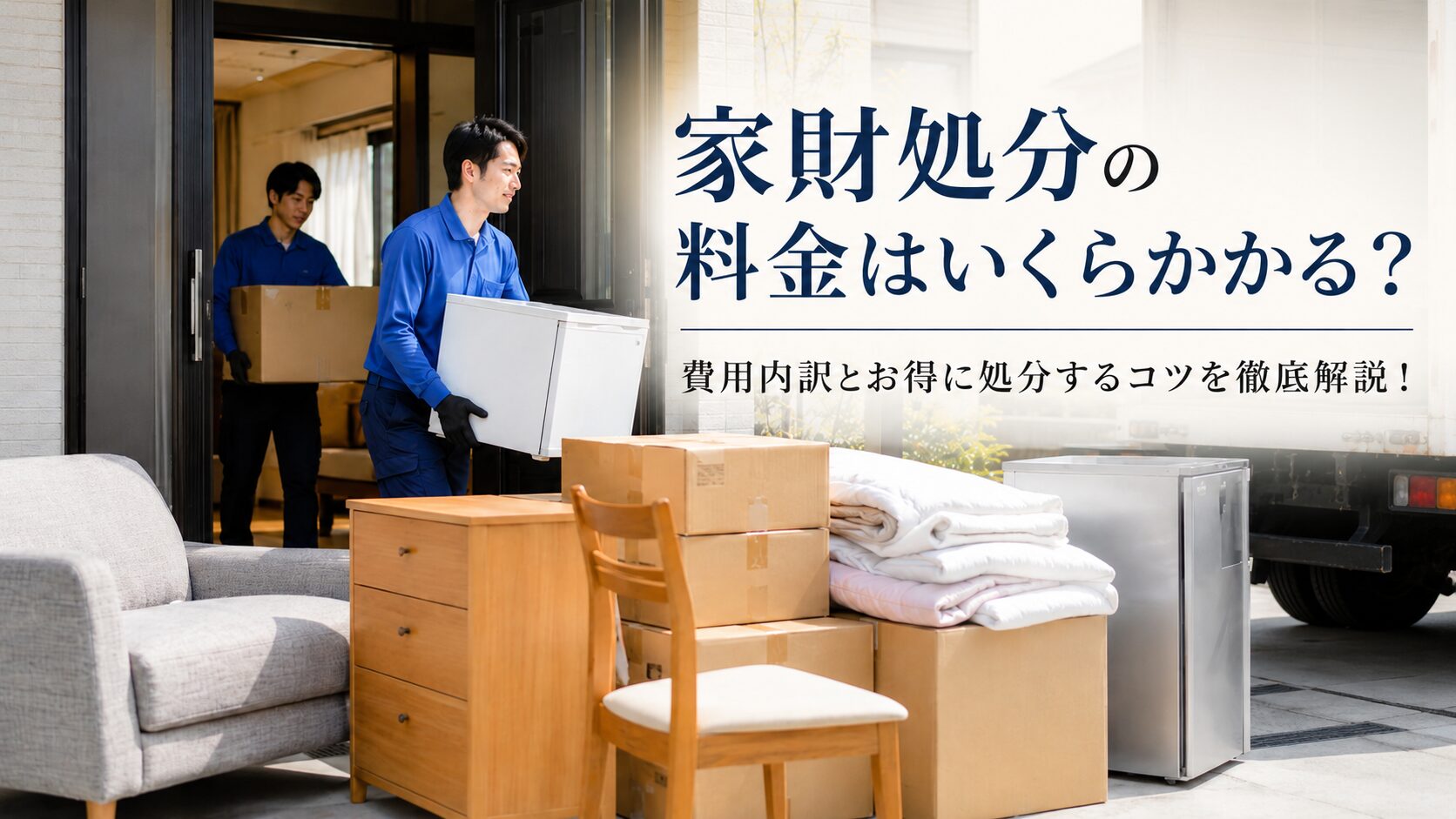家財処分の料金はいくらかかる?