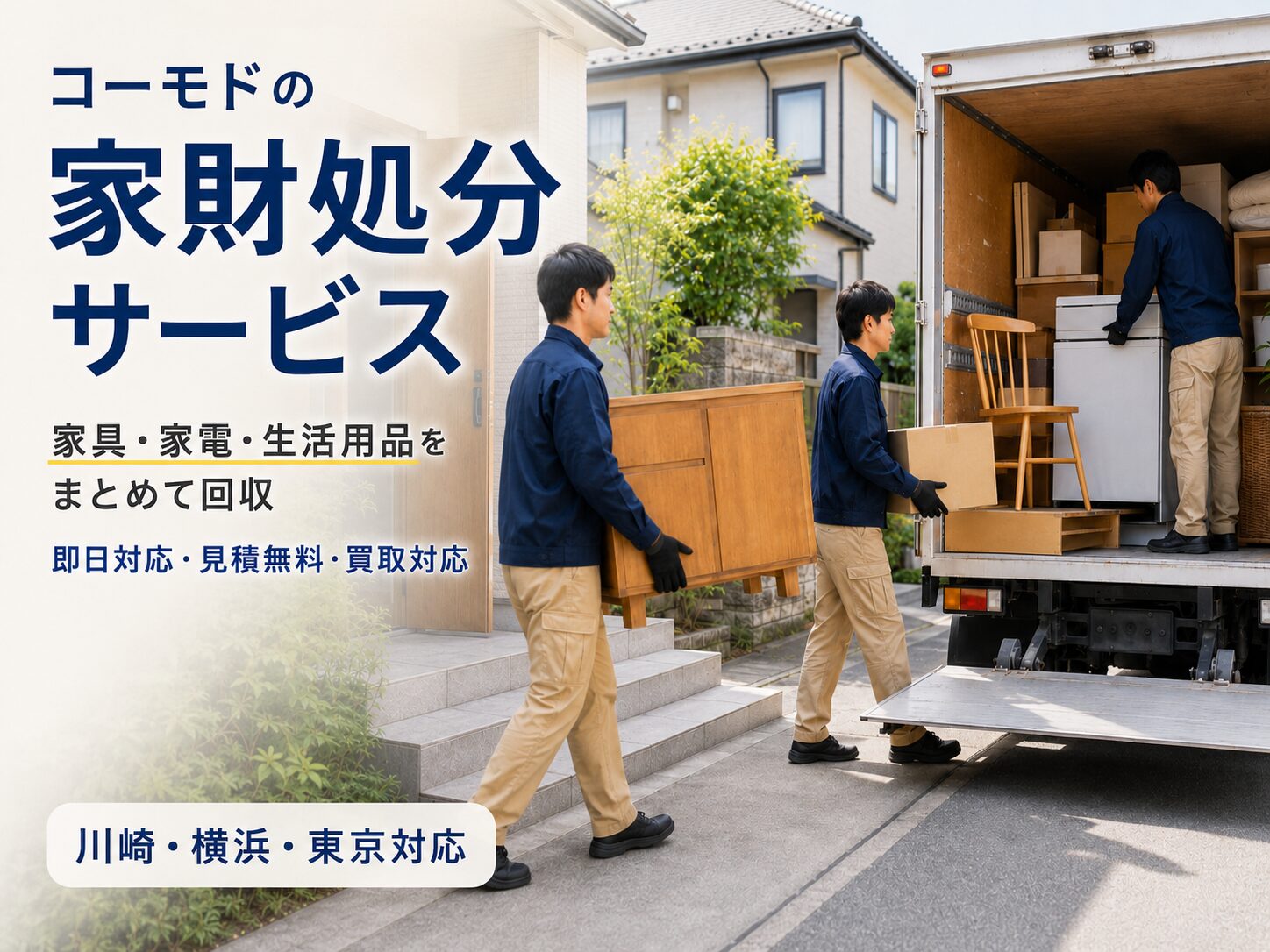 コーモドの家財処分サービス