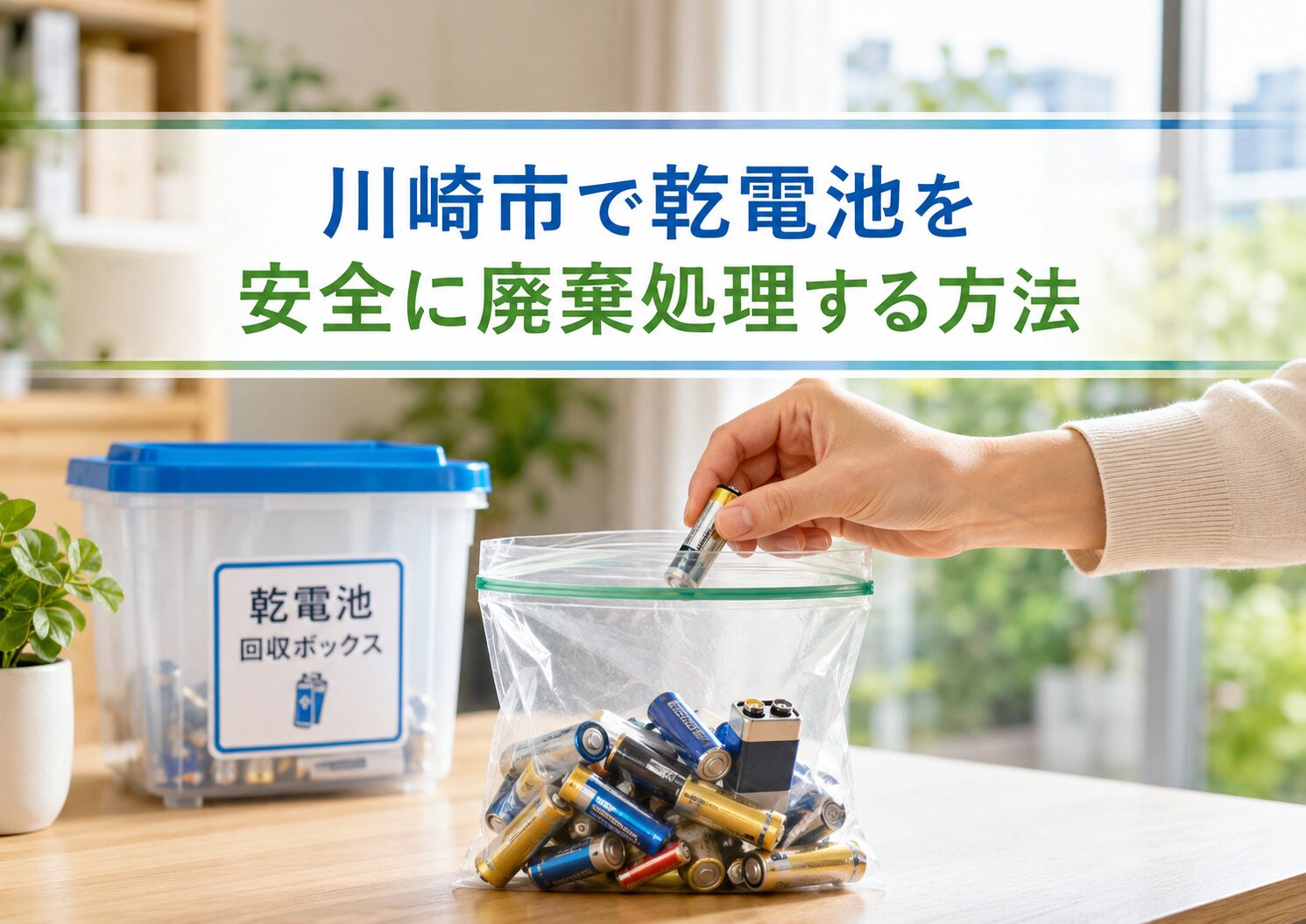 川崎市で乾電池を安全に廃棄処理する方法