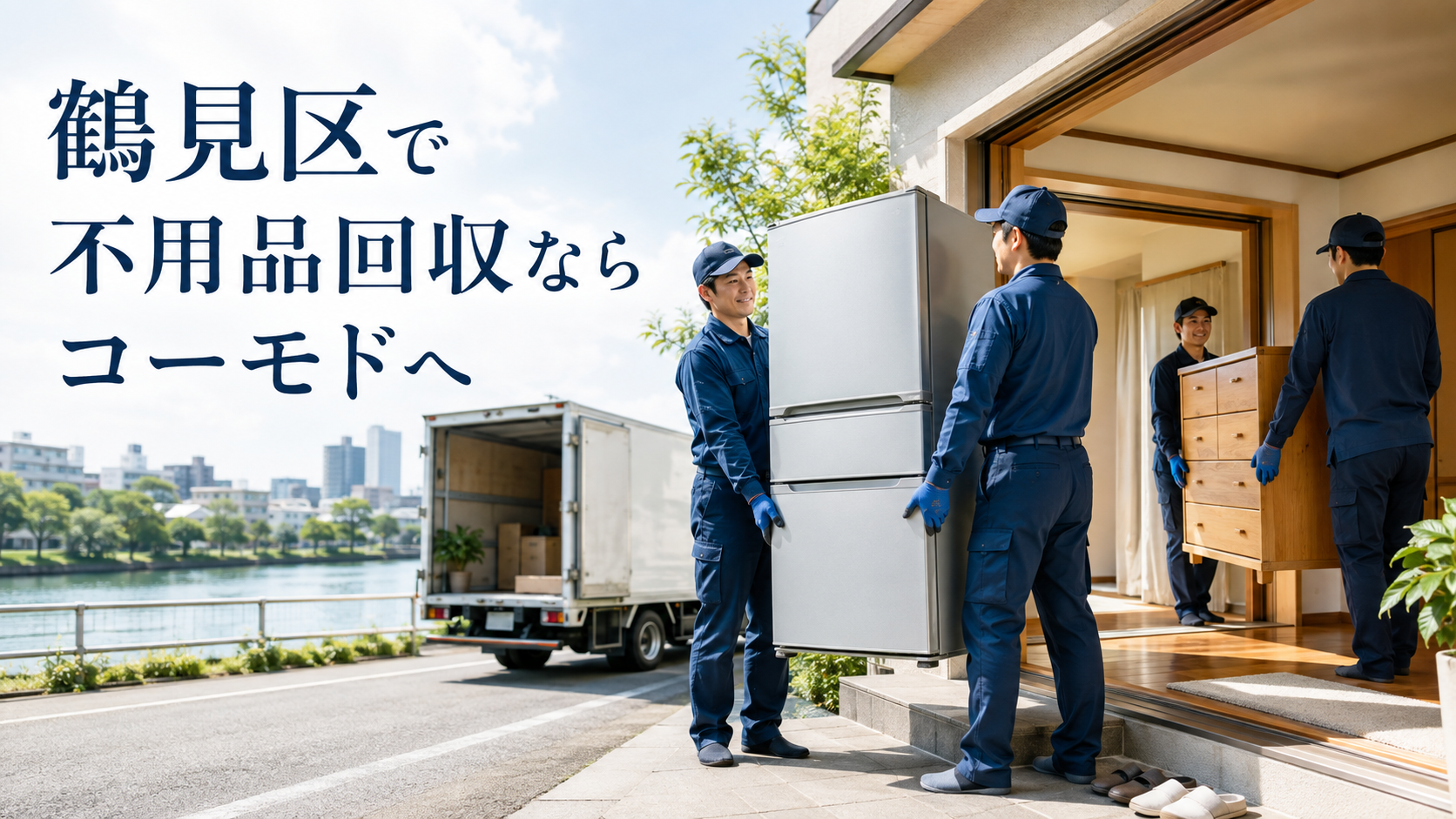 鶴見区で不用品回収ならコーモド