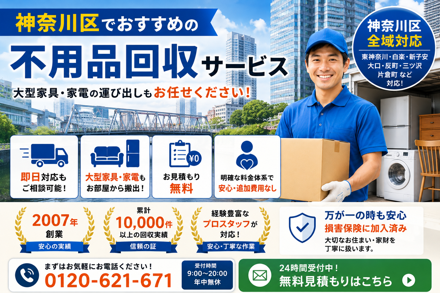 神奈川区の不用品回収