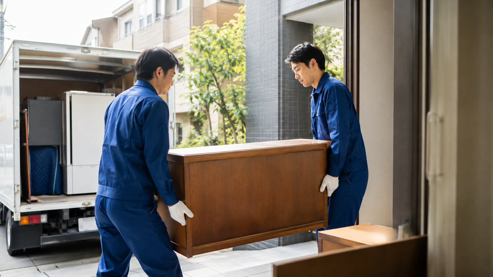 不用品回収作業
