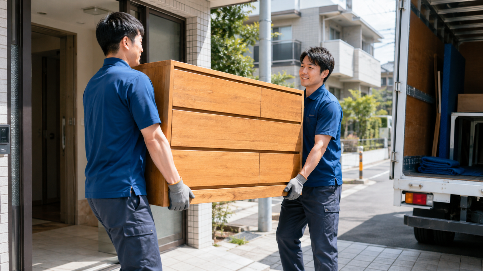 不用品回収作業