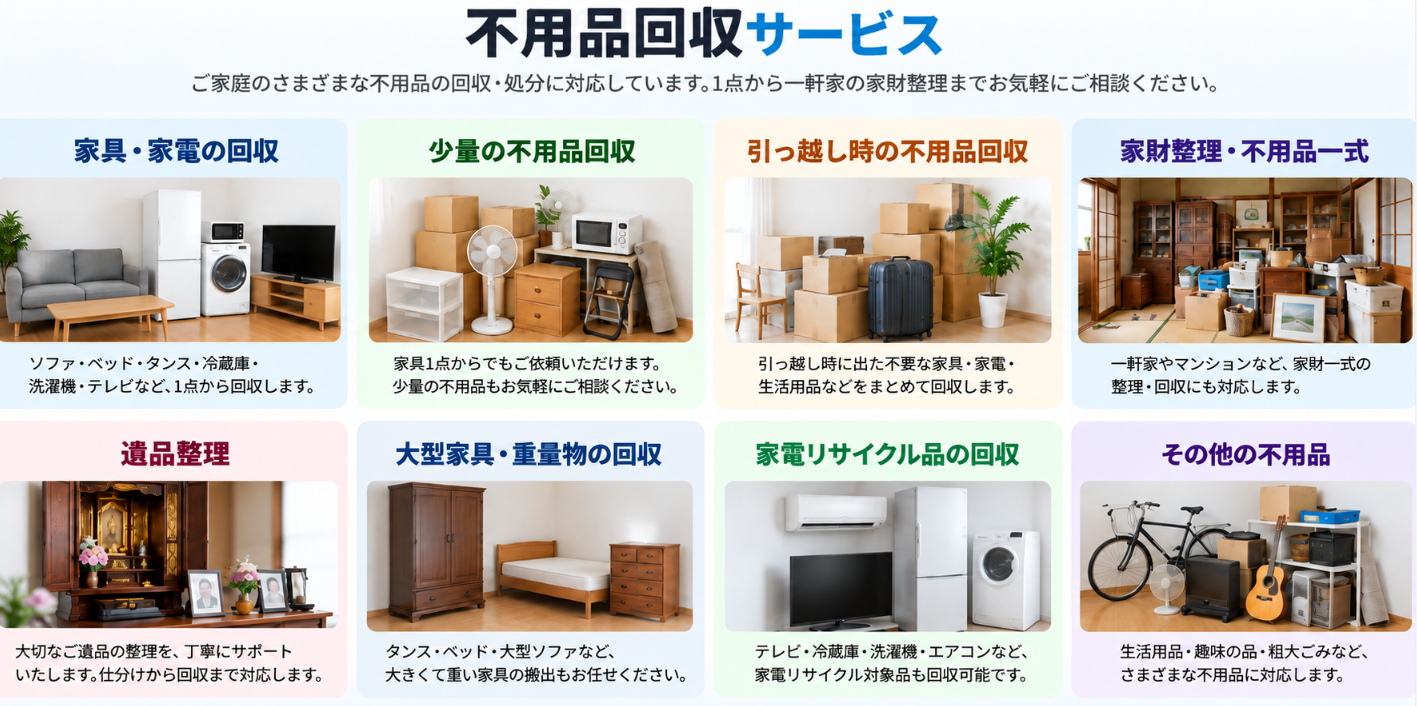 不用品回収サービス