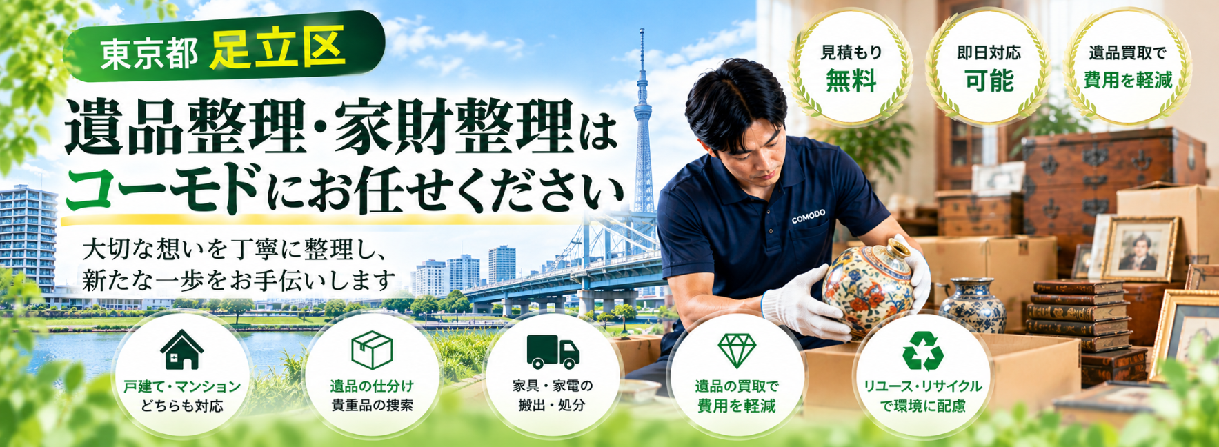 足立区の遺品整理