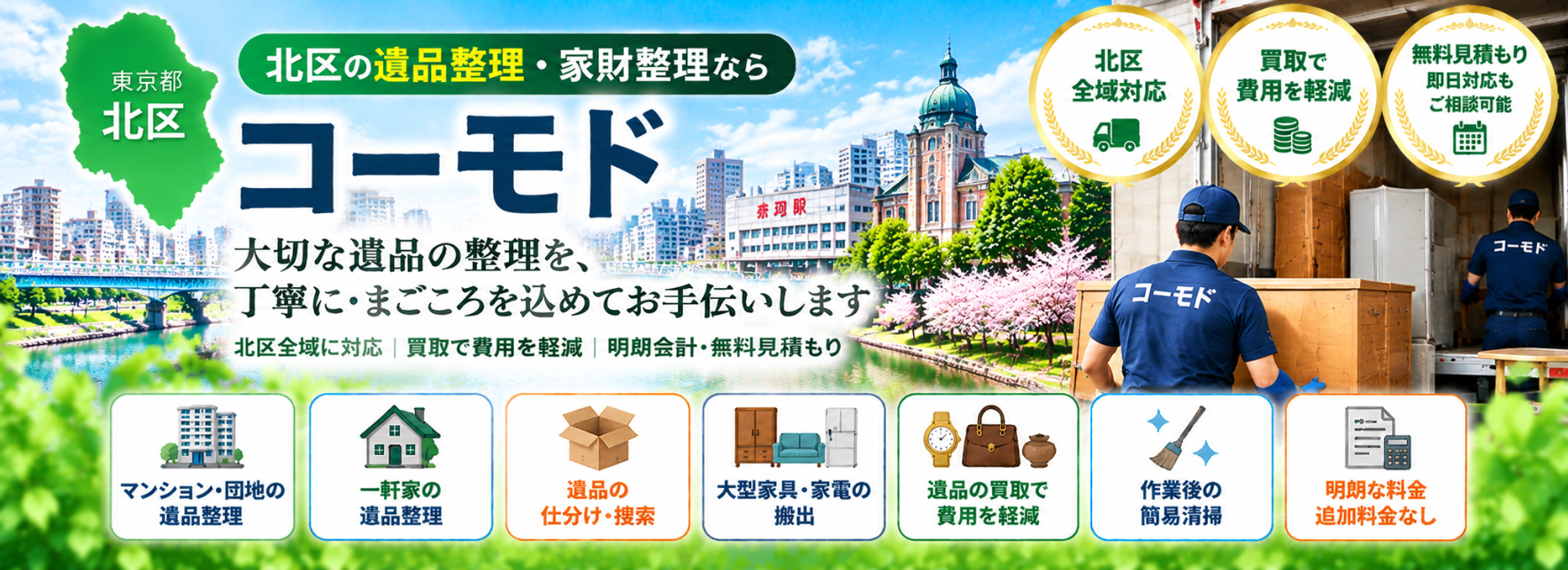 北区の遺品整理